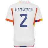 Belgium Away Shirt 2022 - Kids with Alderweireld 2 printing - Kit Captain