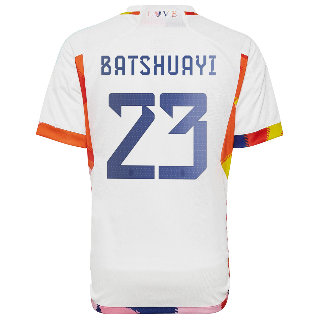 Belgium Away Shirt 2022 - Kids with Batshuayi 23 printing - Kit Captain