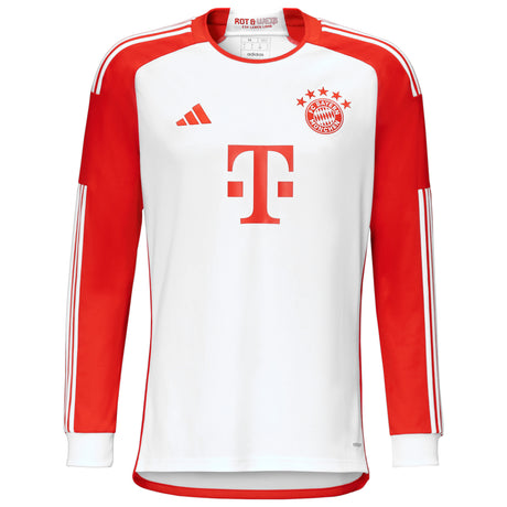 FC Bayern adidas Home Shirt 2023-24 - Long Sleeve - Kit Captain