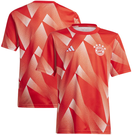 FC Bayern adidas Pre Match Top - Red - Kids - Kit Captain