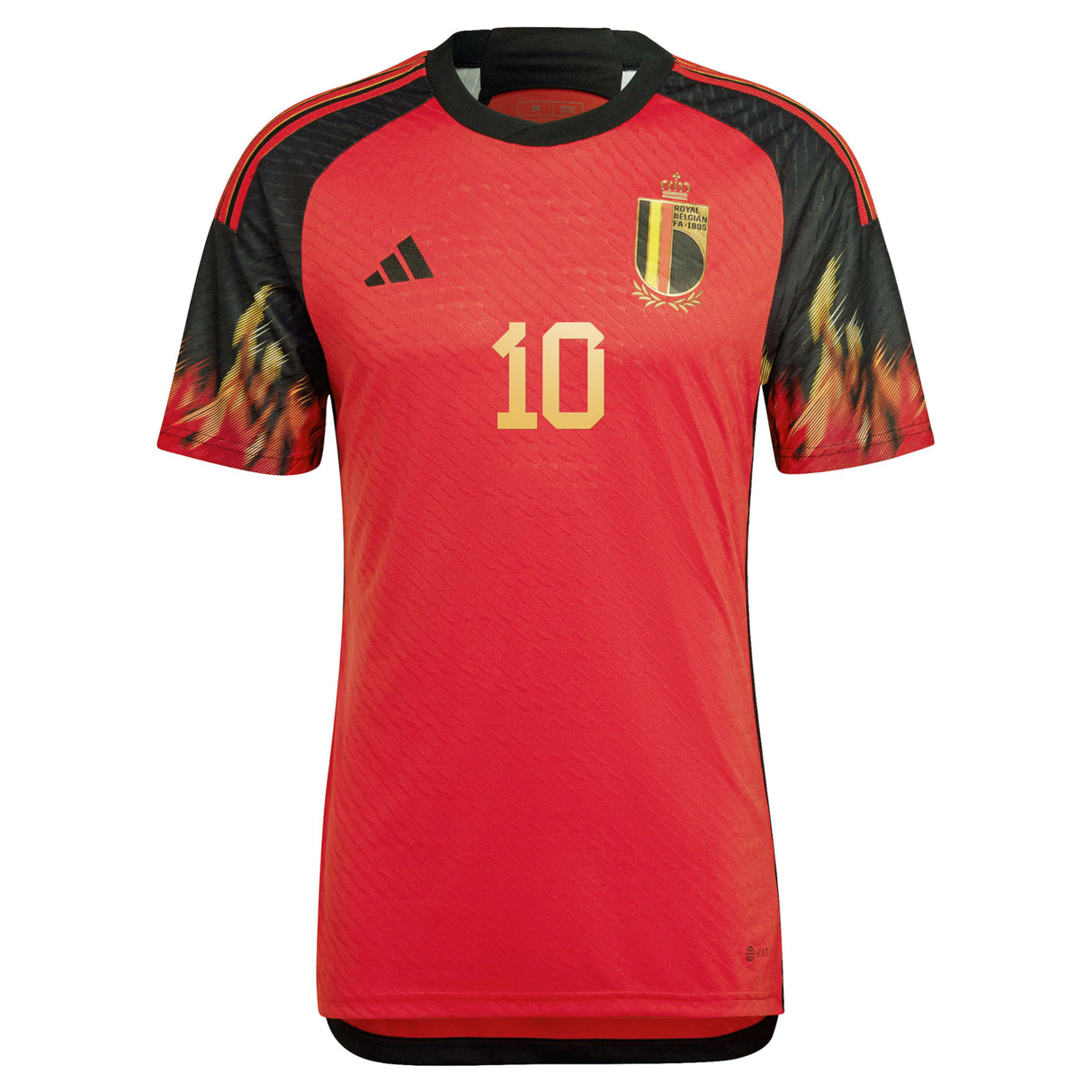 Belgium Home Authentic Shirt 2022 with Vanhaevermaet 10 printing - Kit Captain