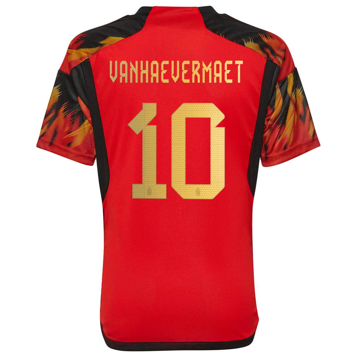 Belgium Home Shirt 2022 - Kids with Vanhaevermaet 10 printing - Kit Captain