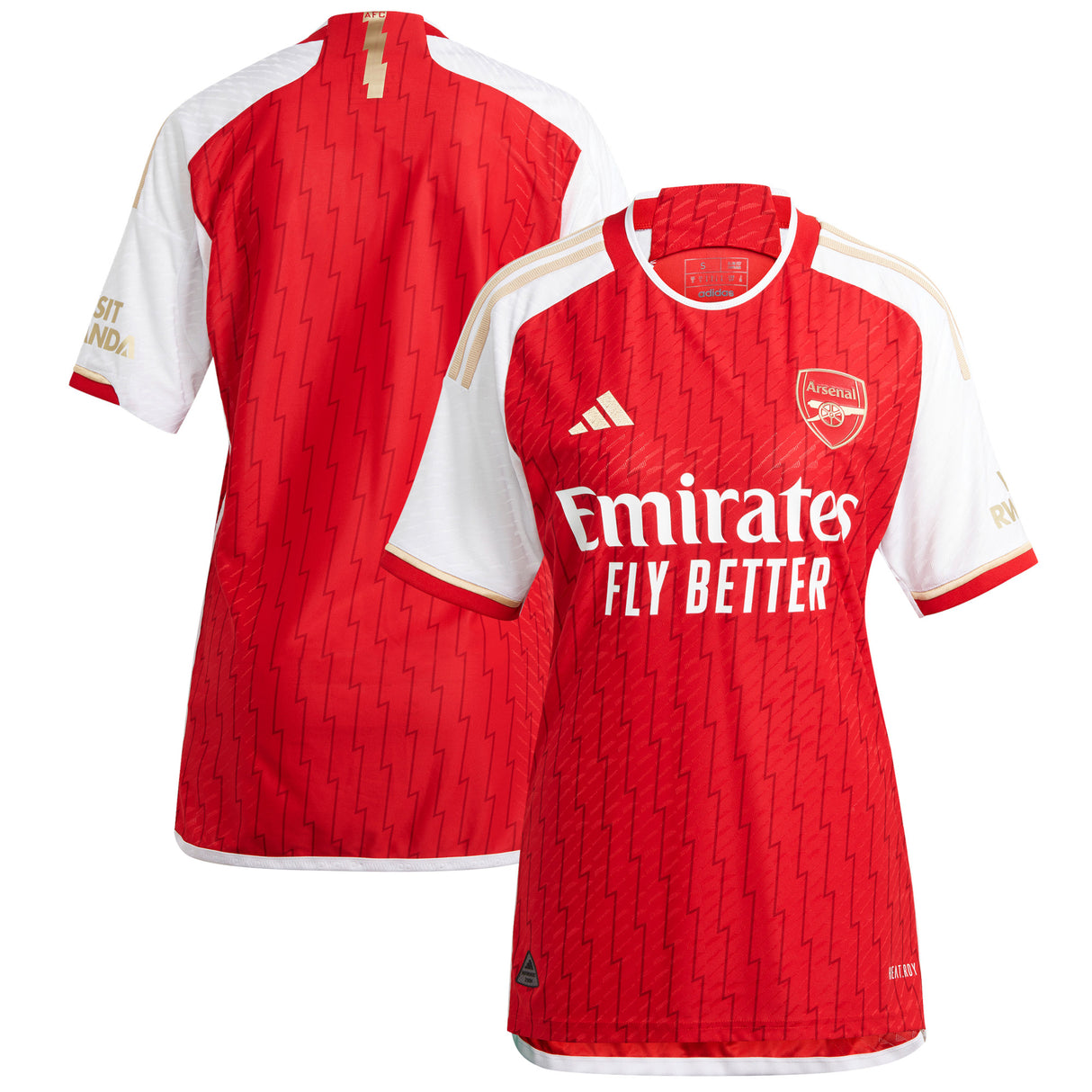 Arsenal adidas Home Authentic Shirt 2023-24 - Kit Captain