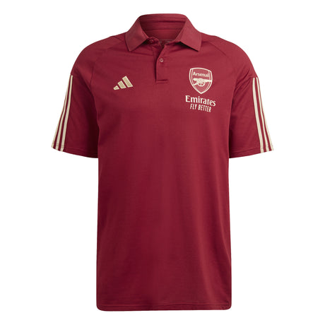 Arsenal adidas Training Polo - Red - Kit Captain