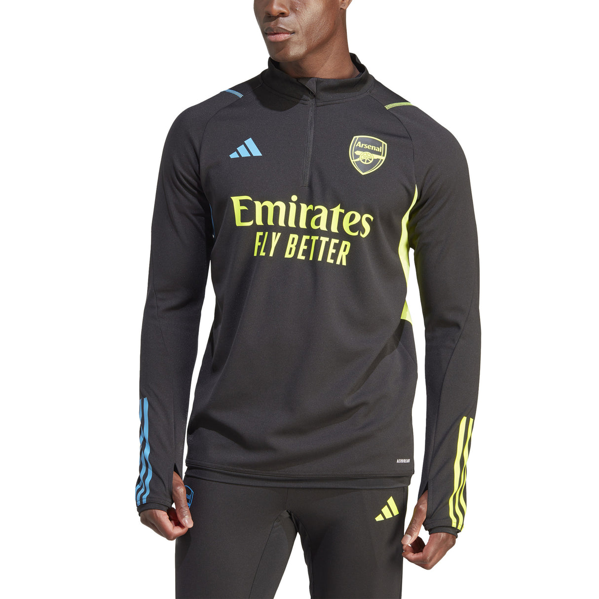 Arsenal adidas Training Top - Black - Kit Captain