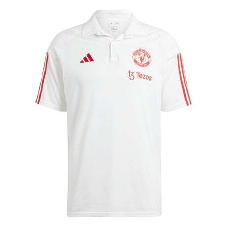 Manchester United adidas Training Polo - White - Kit Captain