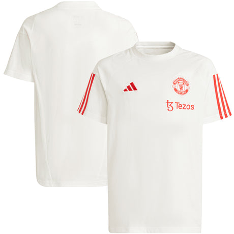 Manchester United adidas Training T-Shirt - White - Kit Captain