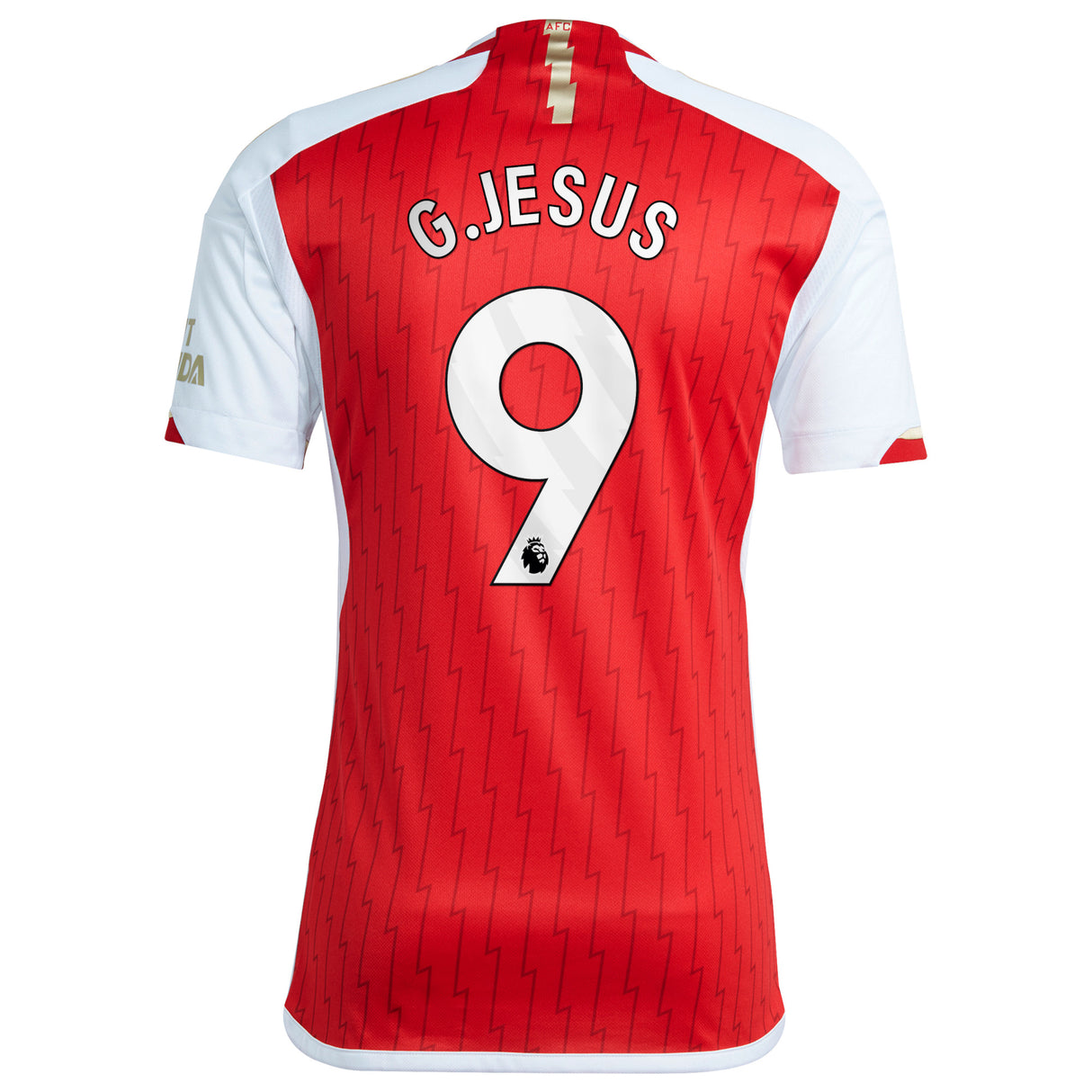 Arsenal adidas Home Shirt 2023-24 with G.Jesus 9 printing - Kit Captain