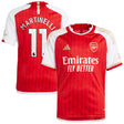 Arsenal adidas Home Shirt 2023-24 - Kids with Martinelli 11 printing - Kit Captain