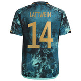 Germany Away Shirt 2023 - Kids with Lattwein 14 printing - Kit Captain