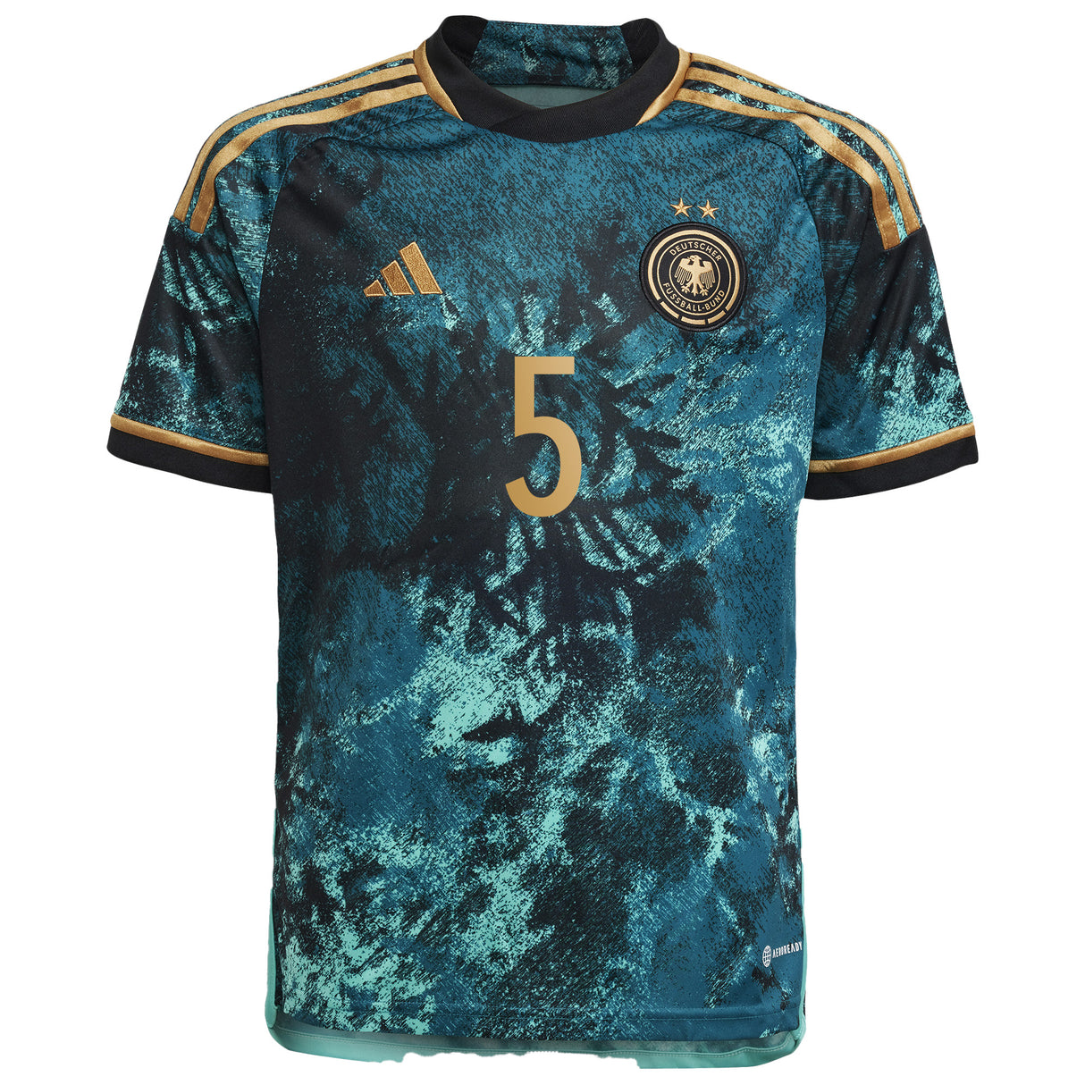 Germany Away Shirt 2023 - Kids with Hegering 5 printing - Kit Captain