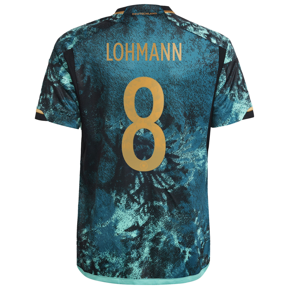 Germany Away Shirt 2023 - Kids with Lohmann 8 printing - Kit Captain