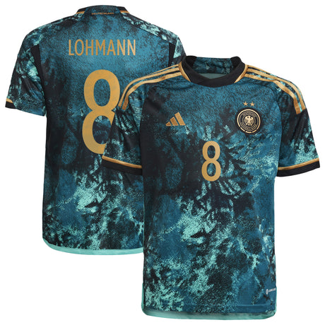 Germany Away Shirt 2023 - Kids with Lohmann 8 printing - Kit Captain