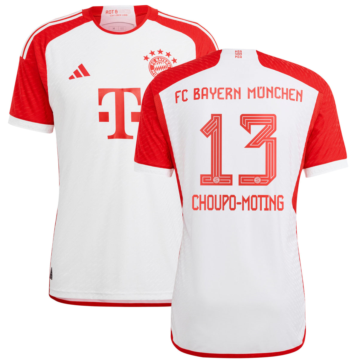 Maillot FC Bayern adidas Domicile Authentique 2023-24 avec flocage Choupo-Moting 13