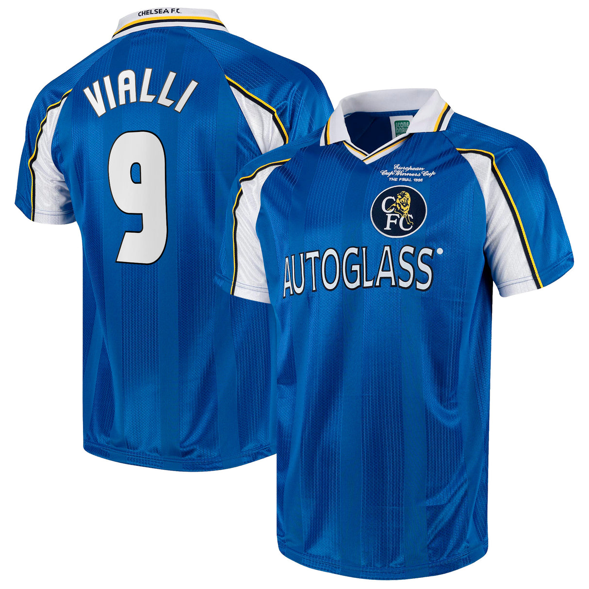 Chelsea 1998 ECWC Final Shirt with Vialli 9 printing - Kit Captain