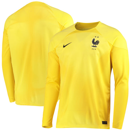 France Goalkeeper Long Sleeve Stadium Shirt 2022 - Kit Captain