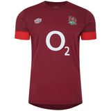 England Rugby Relaxed Fit Training Jersey - Red - Mens - Kit Captain