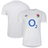 England Rugby Warm Up Jersey - Brilliant White - Junior - Kit Captain