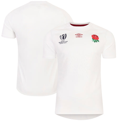 England Rugby World Cup 2023 Home Replica Jersey - White - Junior - Kit Captain