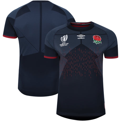 England Rugby World Cup 2023 Alternate Replica Pro Jersey - Navy - Mens - Kit Captain