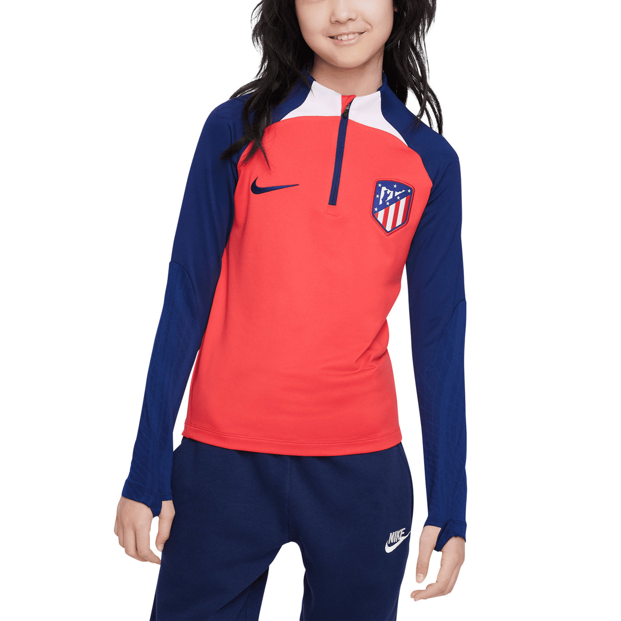 Atletico de Madrid Nike Strike Drill Top - Red - Kids - Kit Captain