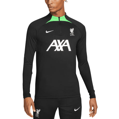 Liverpool Nike Strike Drill Top - Black - Kit Captain