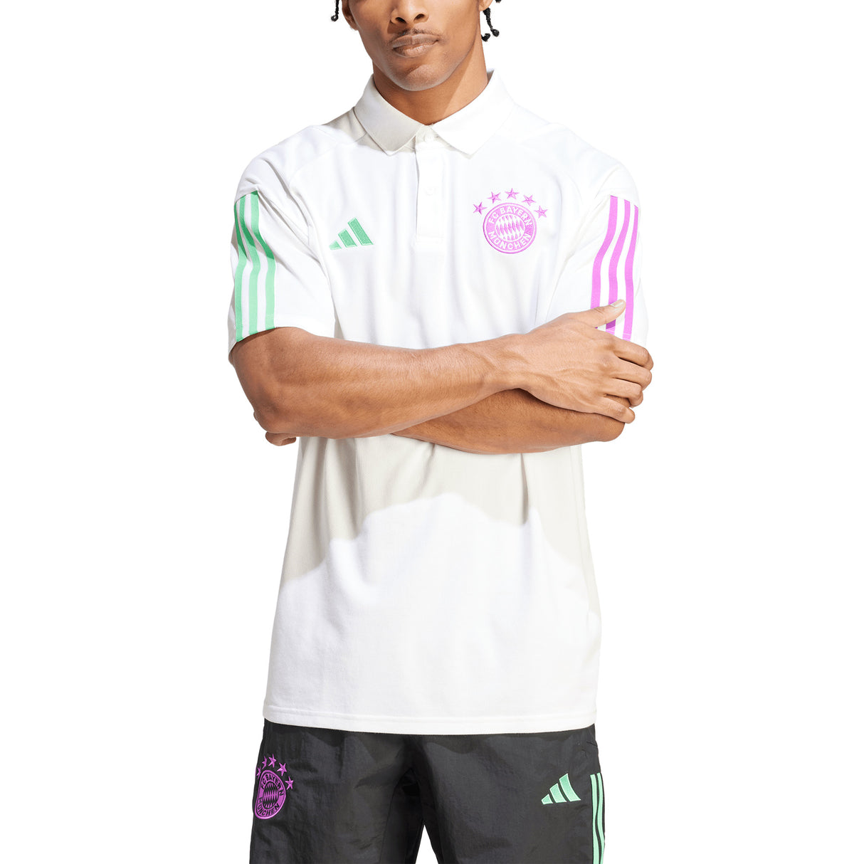 FC Bayern adidas Training Polo - White - Kit Captain