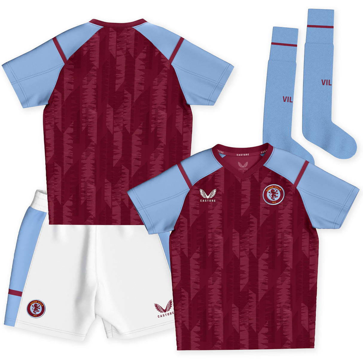 Aston Villa Castore Home Infant Kit 2023-24 - Kit Captain