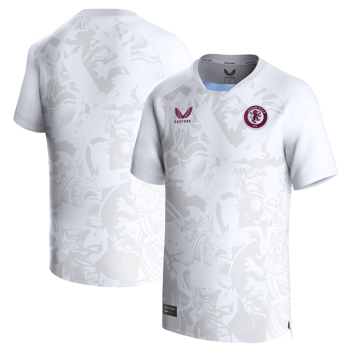 Aston Villa Castore Away Shirt 2023-24 - Kids - Kit Captain