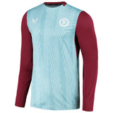 Aston Villa Castore Players Training Top - Long Sleeve - Light Blue - Kit Captain