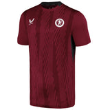 Aston Villa Castore Players Training Top - Claret - Kids - Kit Captain