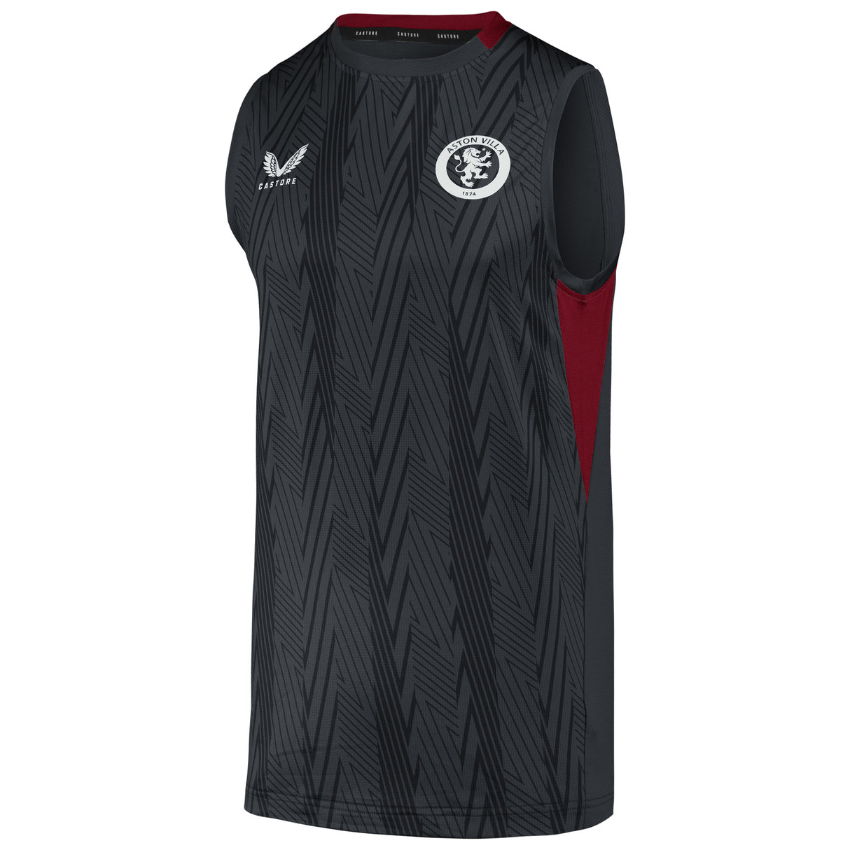 Aston Villa Castore Staff Training Vest - Dark Grey - Kids - Kit Captain