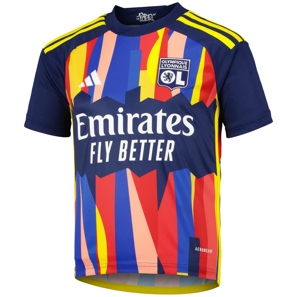 Olympique Lyon adidas Third Shirt 2023-24 - Kids - Kit Captain