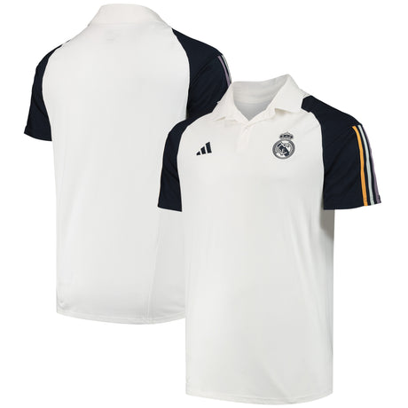 Real Madrid adidas Training Polo - White - Kit Captain