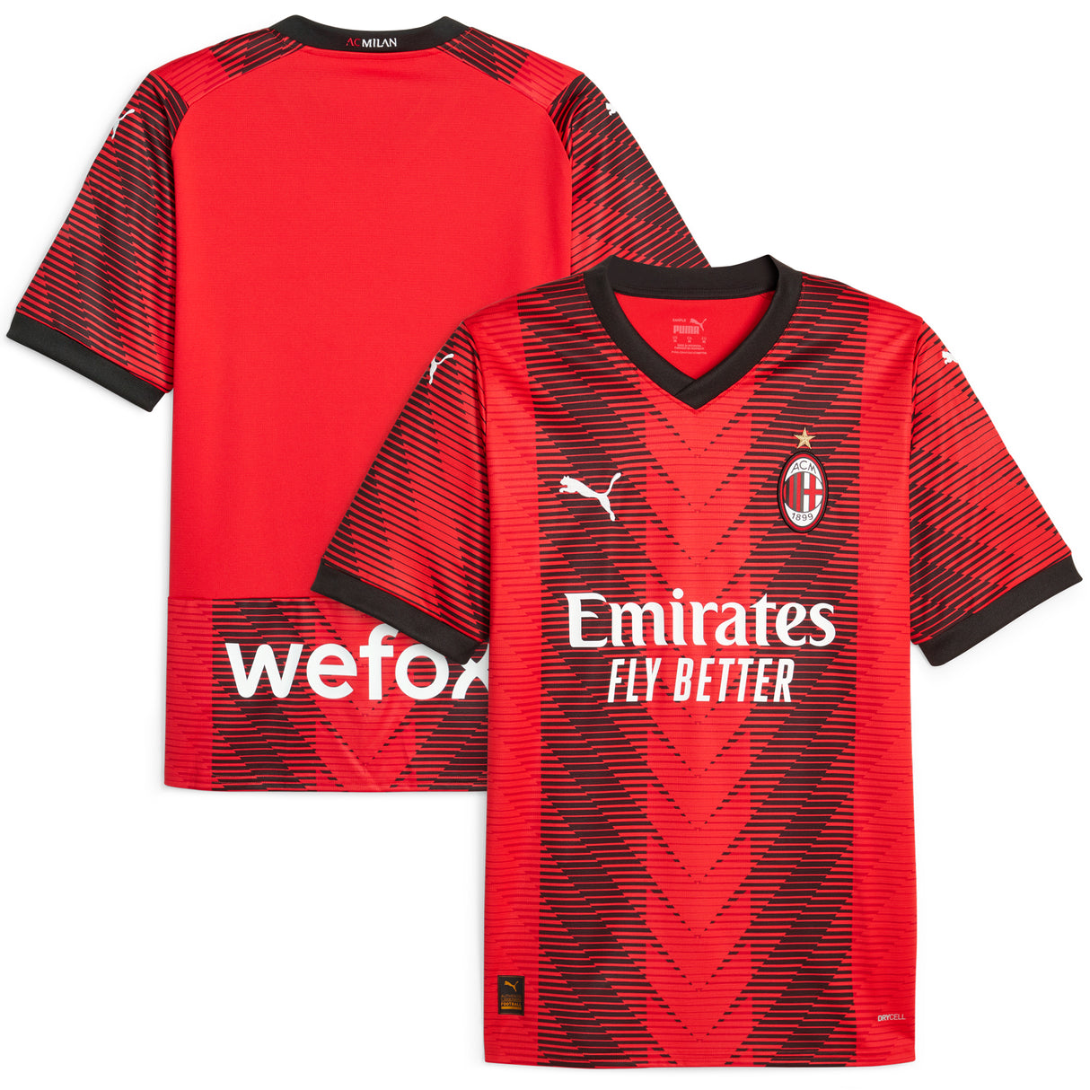 AC Milan Puma Home Shirt 2023-24 - Kit Captain