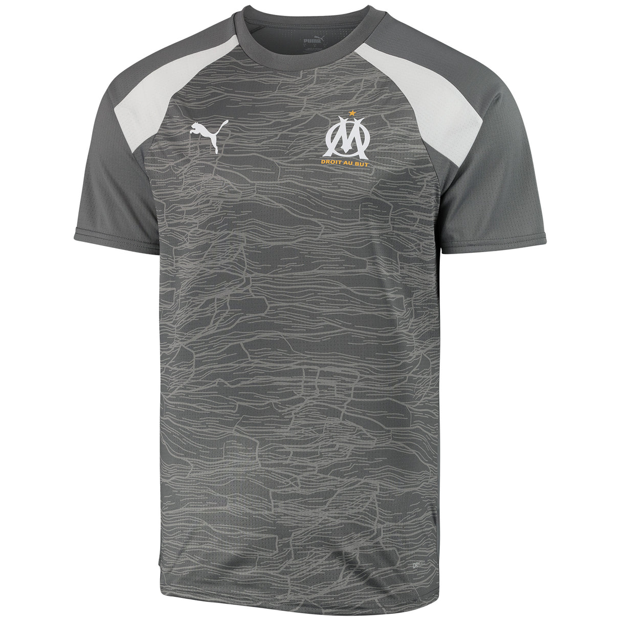 Olympique de Marseille Puma Pre Match Jersey - White - Kit Captain