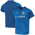 Olympique de Marseille Puma Training Jersey - Royal Blue - Kids - Kit Captain