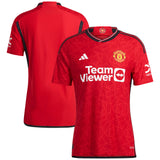 Manchester United adidas Home Authentic Shirt 2023-24 - Kit Captain