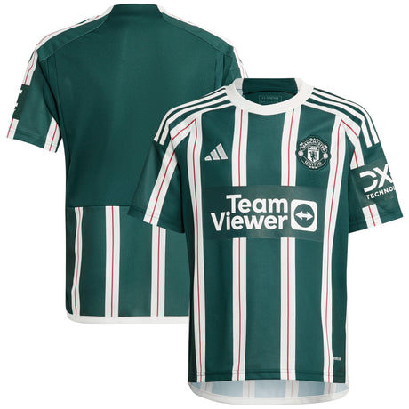 Manchester United adidas Away Shirt 2023-24 - Kids - Kit Captain