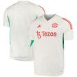 Manchester United adidas Pro Training Jersey - White - Kit Captain