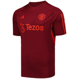 Manchester United adidas European Training Jersey - Burgundy - Kit Captain