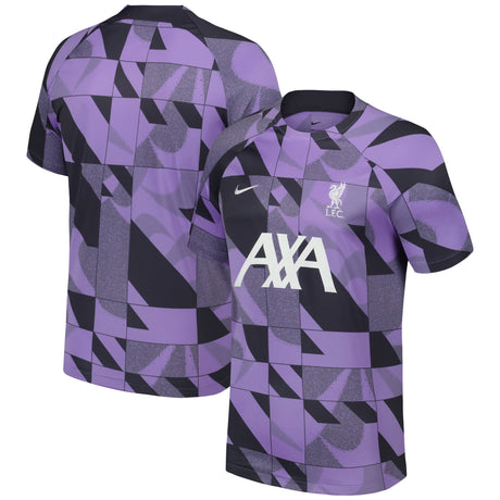 Liverpool Nike Academy Pro Pre Match Top - Purple - Kit Captain