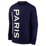 Paris Saint-Germain Nike Club Crew Wordmark - Navy - Kit Captain