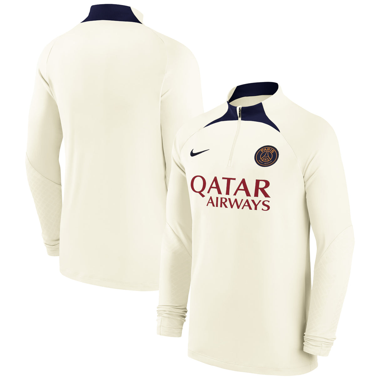 Paris Saint-Germain Nike Strike Drill Top - Beige - Kit Captain