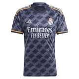 Real Madrid adidas Away Shirt 2023-24 with Tchouaméni 18 printing