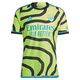 Arsenal adidas Away Authentic Shirt 2023-24 with Zinchenko 35 printing - Kit Captain