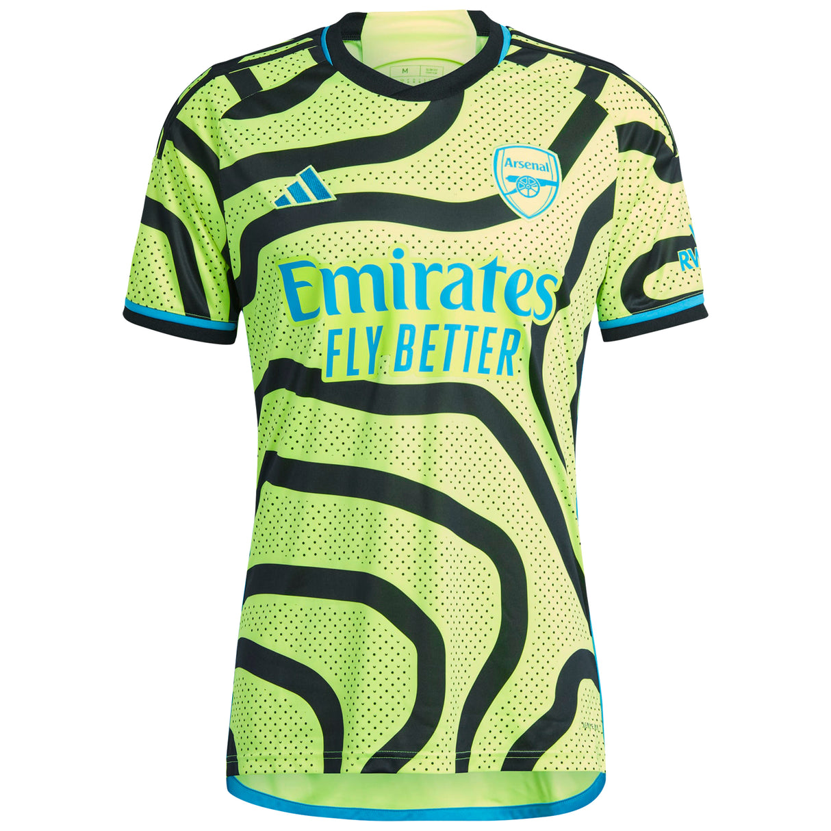 Arsenal adidas Away Shirt 2023-24 with Trossard 19 printing - Kit Captain