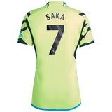 Arsenal adidas Away Shirt 2023-24 with Saka 7 printing - Kit Captain