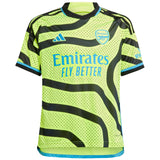 Arsenal adidas Away Shirt 2023-24 - Kids with Gabriel 6 printing - Kit Captain