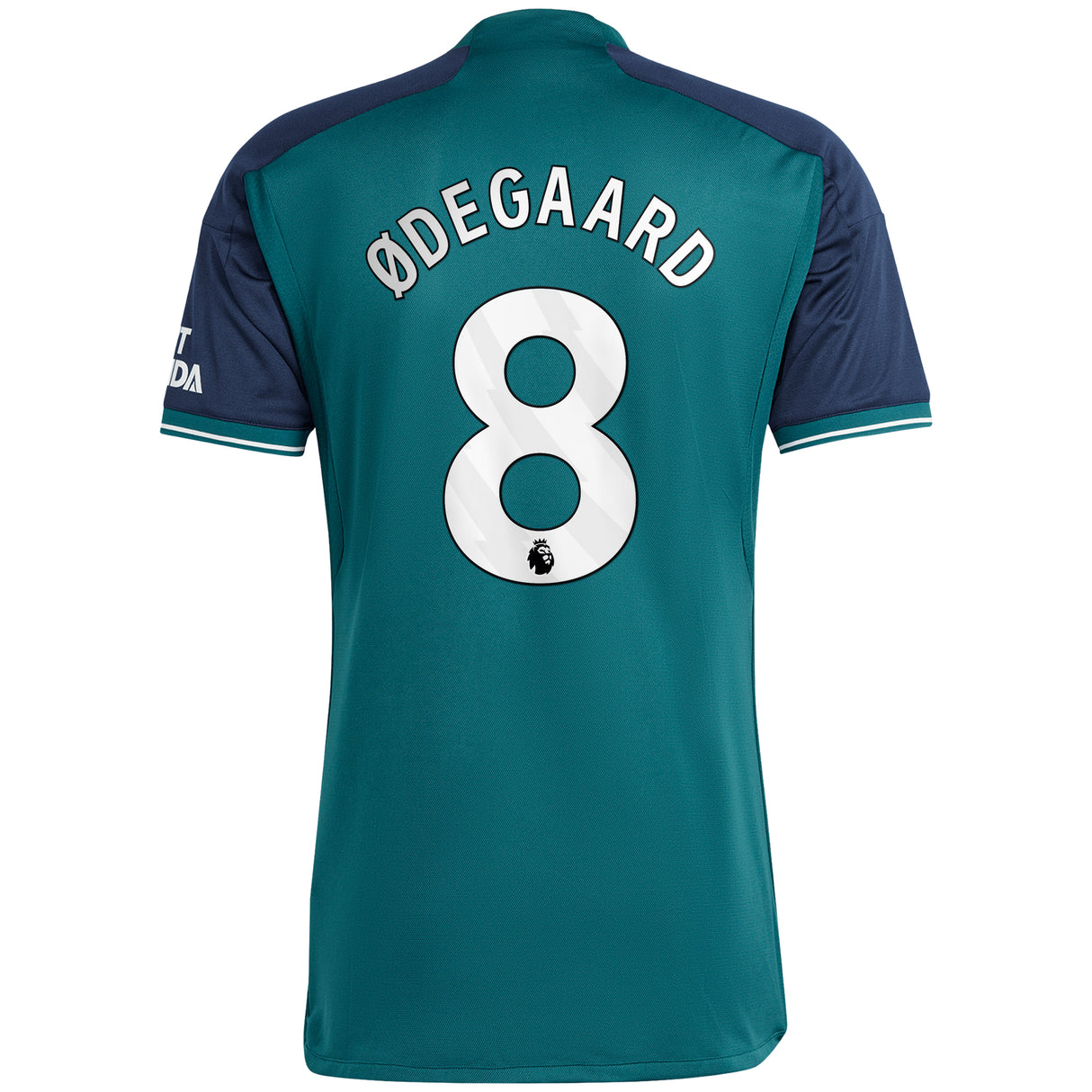 Arsenal adidas Third Shirt 2023-24 with í˜degaard 8 printing - Kit Captain